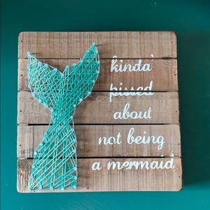 🧜‍♀️Wood Mermaid Sign🧜‍♀️